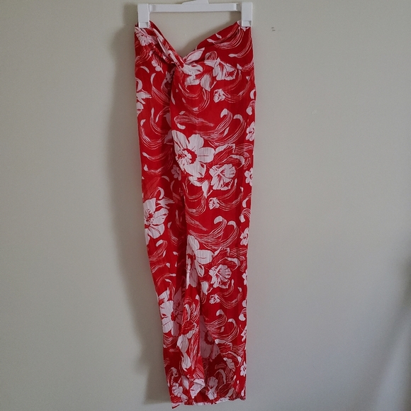 NWT Faithfull the Brand Lulu Maxi Skirt Camara Floral Print Red - Picture 6 of 6
